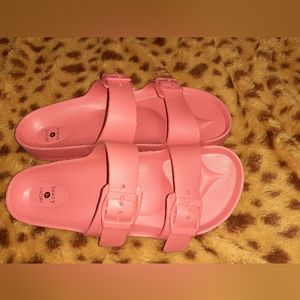 NWOT shade & shore two band slide sandals size 9